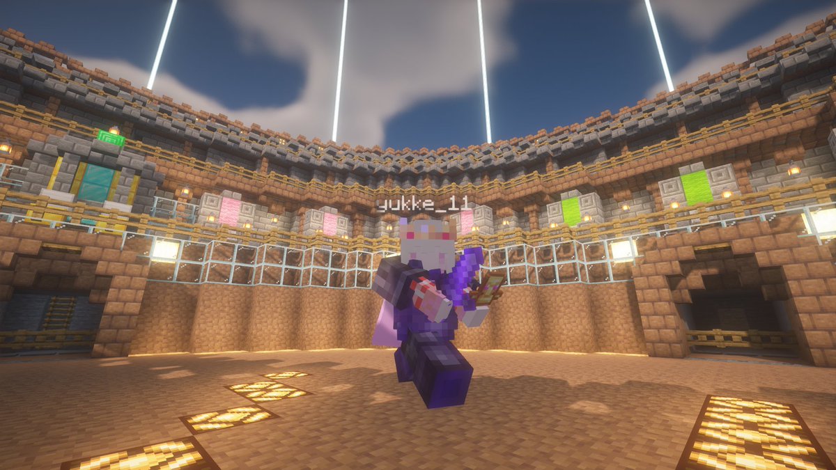yukke_tin's tweet photo. コロッセオをモチーフにした闘技場
#マイクラ
#Minecraft
#AceServer https://t.co/ZH59lboPzx