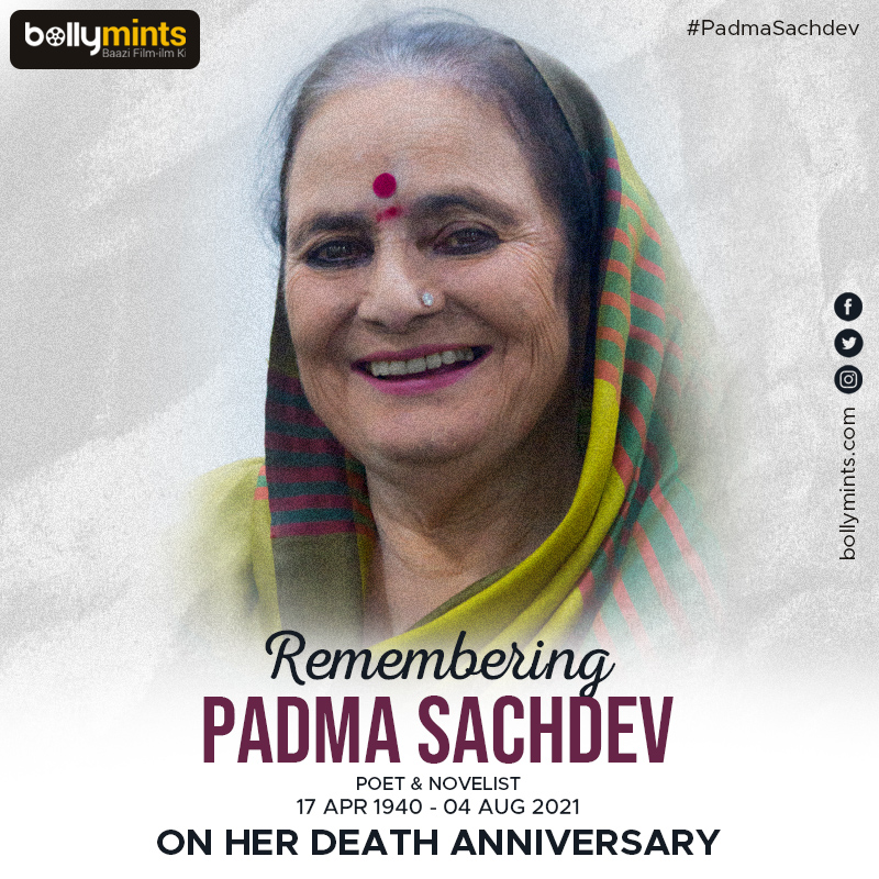 BollyMints's tweet photo. Remembering Poet & Novelist #PadmaSachdev Ji On Her #DeathAnniversary ! https://t.co/iPqshsyUOc
