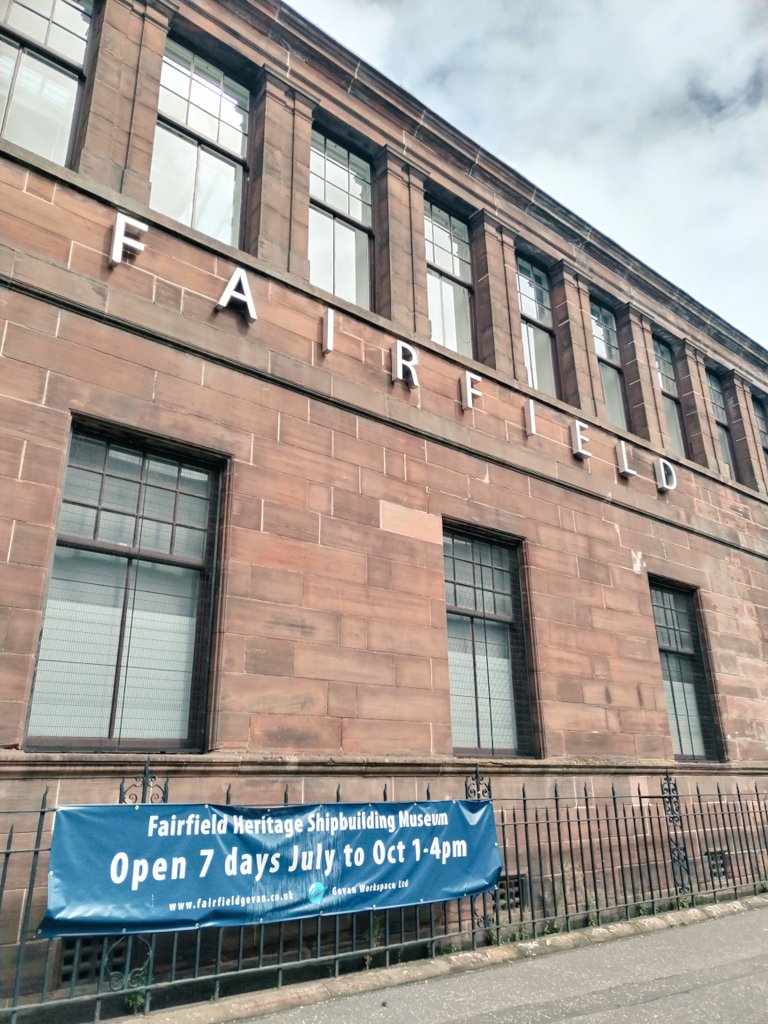 OPEN 7 DAYS JULY TO OCTOBER 1-4PM 🚢⚓🛳️🧑🏼‍🏭
#fairfieldheritage #shipbuildingmuseum #govanshipbuilding #fairfieldshipbuilding #govan
#clydebuilt #thingstodoinglasgow #glasgowmuseums #visitglasgow #govanworkspace