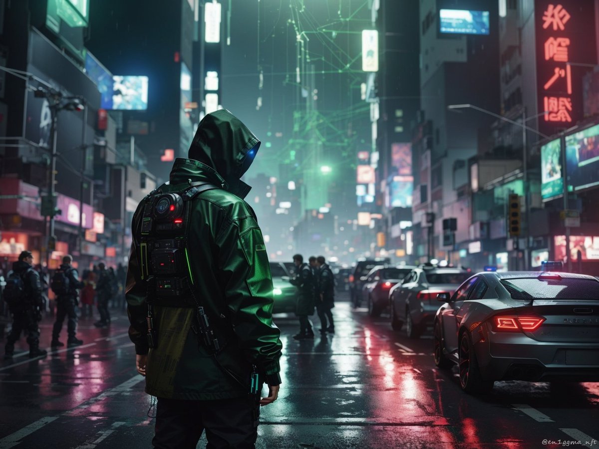 en1ggma_nft's tweet photo. Meet Z3R0, the legendary hacker of FreeCity! #TTTART @3T_shootergame
With a single click, Z3R0 can shut down anything - from security systems to powerlines! 💻 📱
No one knows their true identity 😶
Corporations fear them, while criminals seek their help for huge heists! 💰 💰 https://t.co/NTvLx6swtL