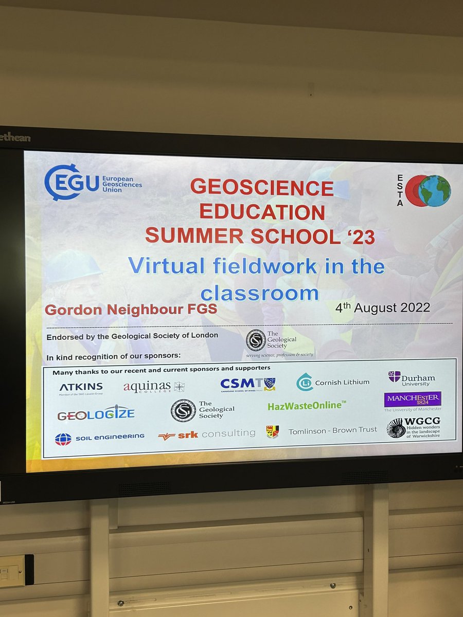 soil_eng's tweet photo. As part of our support for Earth Science careers, weβve once again supported @ESTA_UK summer school. Our @baxterbert was lucky enough to be invited along for some of the sessions too!
#GESS23 https://t.co/FMhozhFrAH