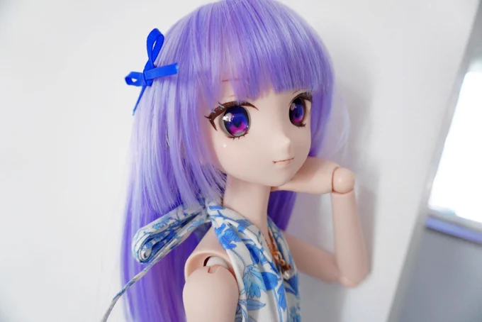 お顔が上手に描けたウチの可愛すぎるスミレちゃん見てください(定期)