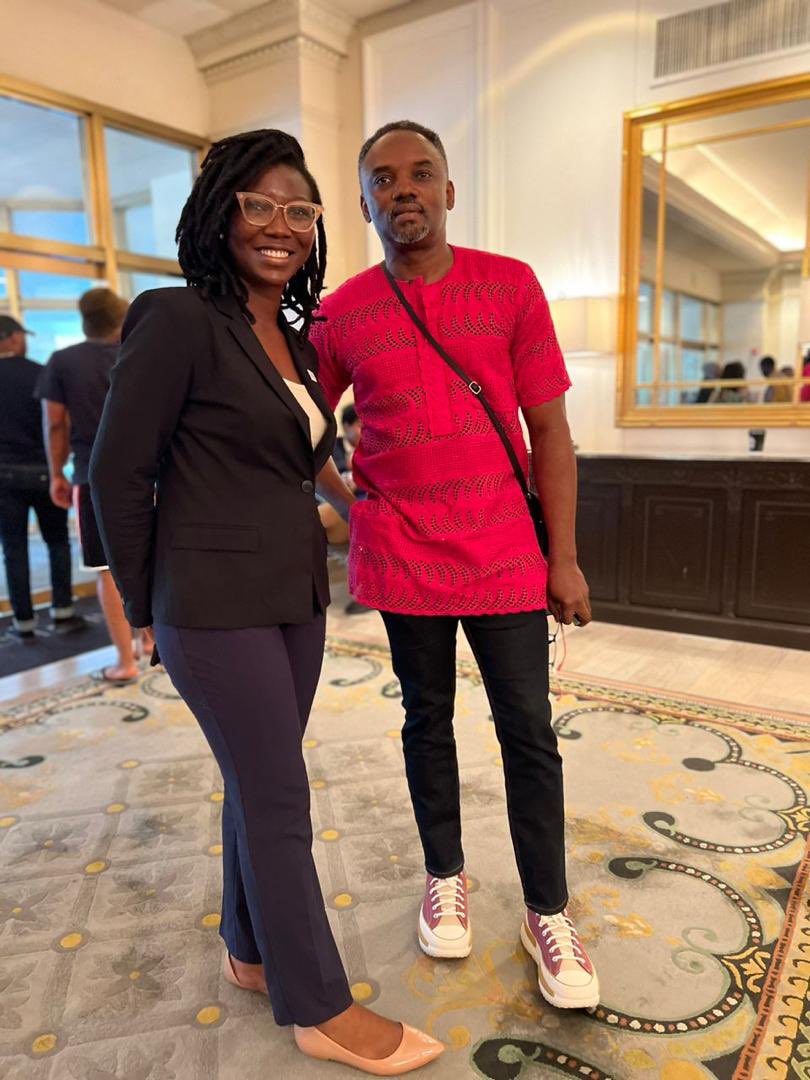 ekemma's tweet photo. For 5 years, it was a privilege mentoring @DrZobo remotely. Meeting for the first time in Washington DC was great. I beamed with pride as she introduced me to her @WashFellowship colleagues and faculty. Her commitment to social Justice is unequalled. Only thing missing was Zobo. https://t.co/0TBFJyNRdv