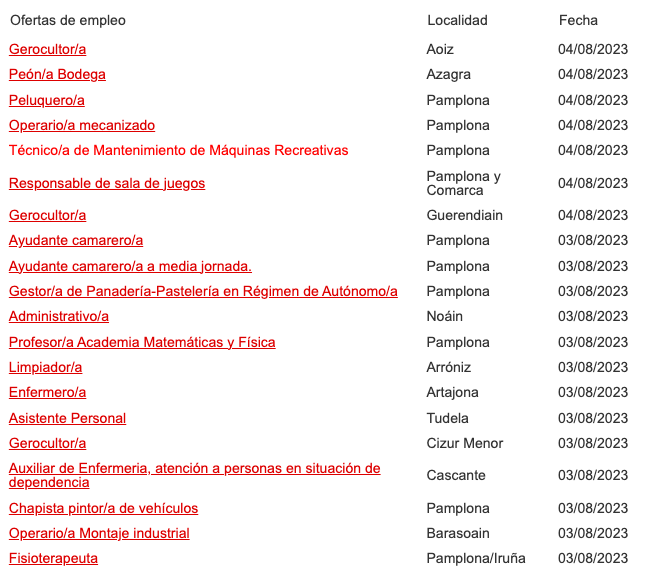 empleo_na's tweet photo. #laneskaintzak
#gerokultorea #erizaina #laguntzaile pertsonala #GarbiketakoLangileak...
NLk Nafarroako enpresa eta erakunde desberdinen dozenaka lan-eskaintza kudeatzen ditu astero.
Xehetasun gehiago:
🔗 https://t.co/MAYlmX5ITR
#Partekatu https://t.co/Lzxk74bwDX