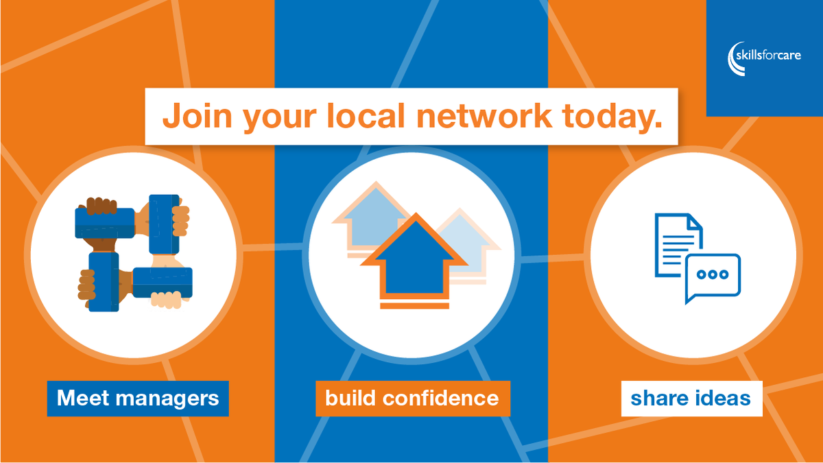 skillsforcare's tweet photo. A place for #RegisteredManagers to come together with other managers in their local area. 

Share experience and guidance and support each other’s challenges. 

 🔗Find out more https://t.co/iYyxvBRoRz https://t.co/cVw5nMhTaj