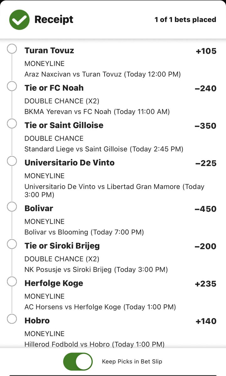carnepierre199's tweet image. Soccer parlay ⚽️ +7849