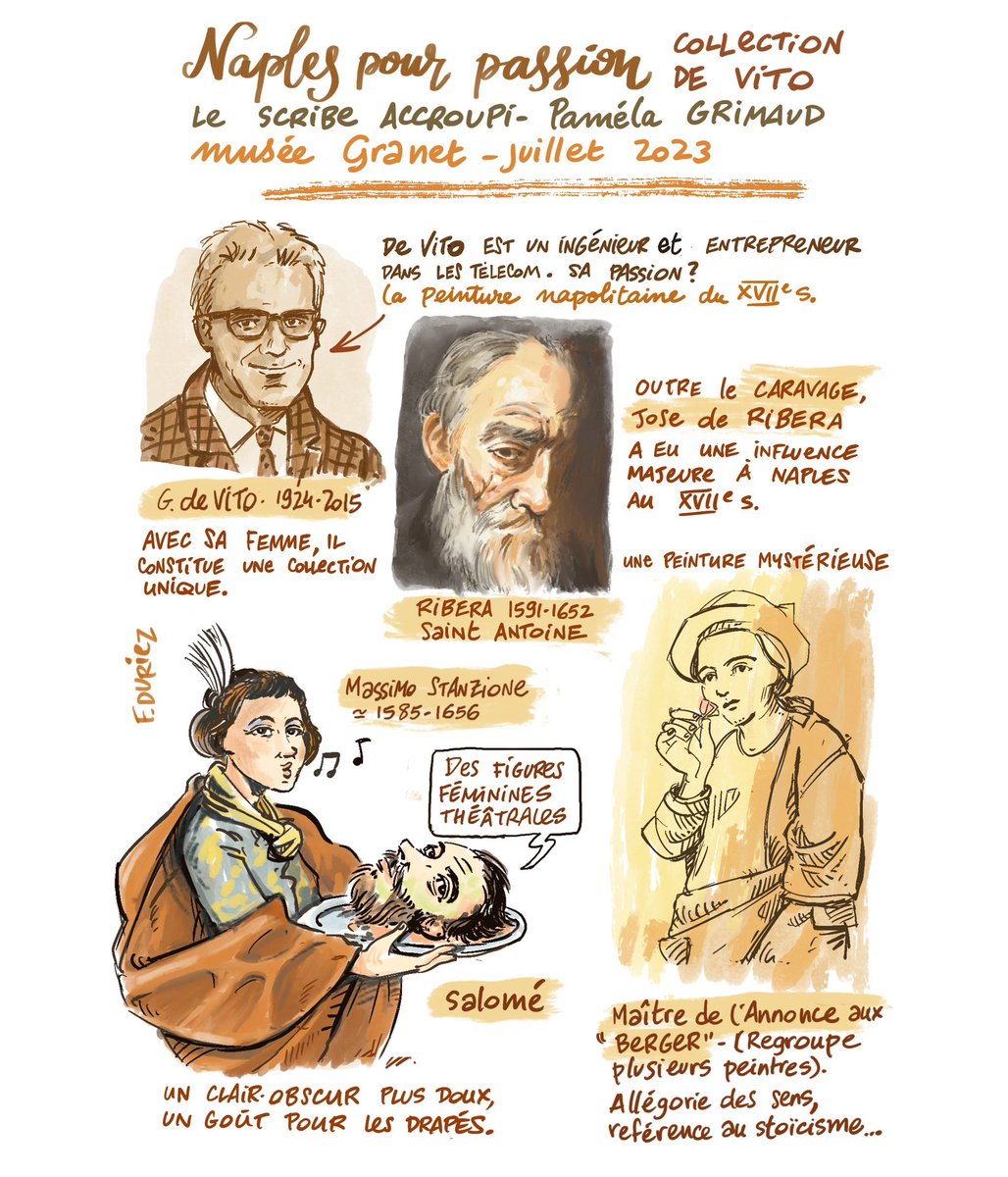 « Naples pour passion », une exposition au <a href="/museegranet/">Musée Granet</a> en lien avec la #fundazionedevito consacrée à De Vito, collectionneur d.œuvres napolitaines du XVIIe.
Merci au <a href="/scribeaccroupi/">Scribe Accroupi</a> pour son reportage.
scribeaccroupi.fr/visite-privee-…
#naples #ribera #giuseppedevito