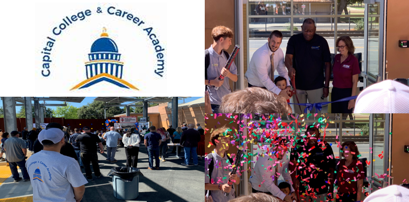 workforceentry's tweet photo. Congratulations @SacramentoCCCA for your Grand Opening, and congratulations to Kevin Dobson on your leadership and your vision!! A free charter school with job training! #WorkforceEntry, #WorkforceDevelopment https://t.co/FMrf61C7Ot