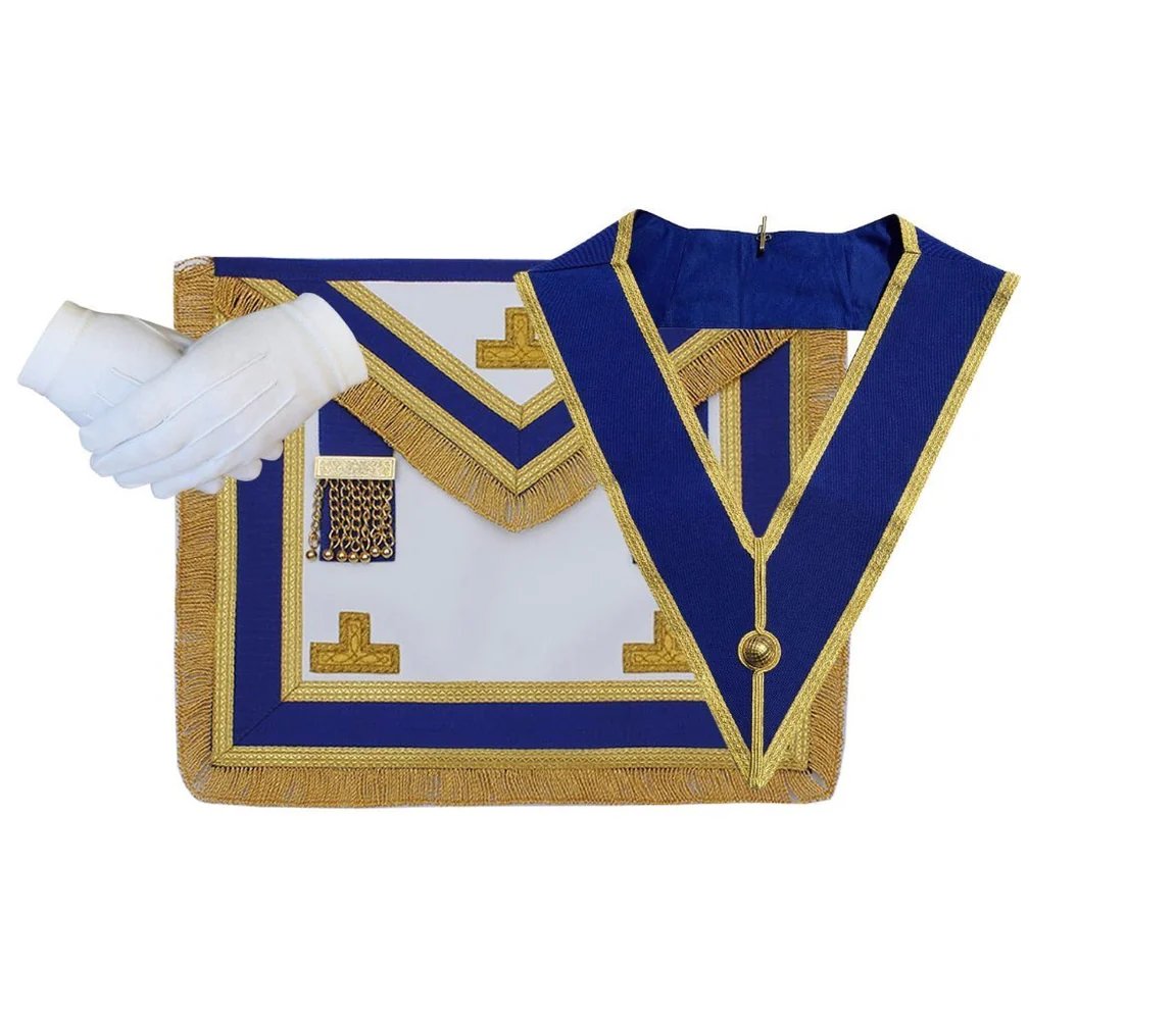 PROVINCIAL OFFICERS CRAFT ENGLISH REGULATION REGALIA SET - FULL DRESS Masonic Craft Provincial Full Dress Apron and Collar with free Glove
mob: +92328721818 (WhatsApp)
E-mail:imbicaindustries@gmail.com
#masons #masonicapron #regalia #jewel #hats #fizhats #imbicaofficial