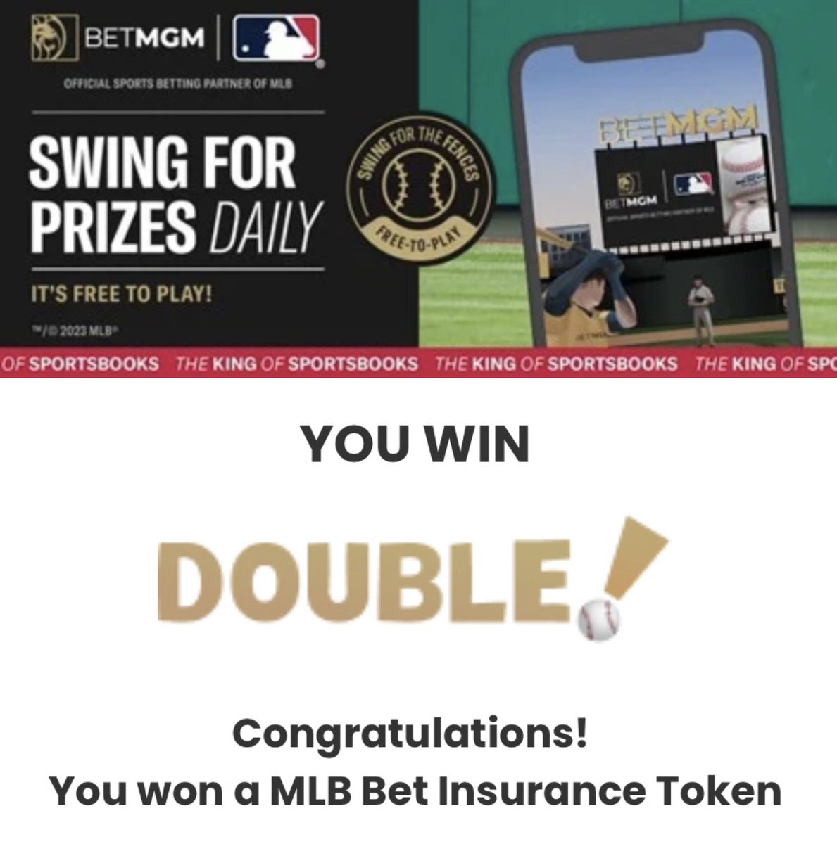 Longshot_Bets's tweet photo. ✨MGM Swing for the Fences✨

• Braves/Cubs u10.5
• NY Yankees +1.5
• Royals/Phillies o7.5
Odds: +305

In for $20 insurance max (.4u)

#GamblingTwitter https://t.co/ouorGIzosx