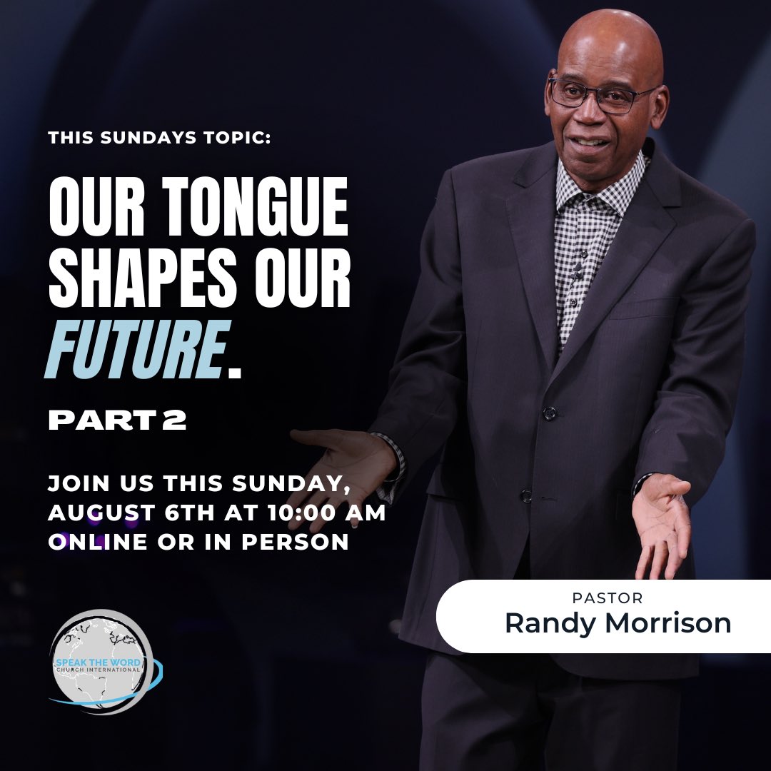 SpeakTheWordInt's tweet photo. Join us on Sunday! 🔥

#church #mspchurch #sermontitle #churchforyou #randymorrison https://t.co/c1M301rsx1