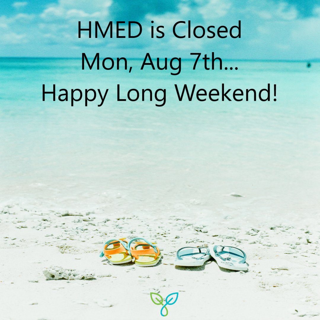 The Harvest Medicine team wishes you and yours a happy and safe long weekend!  Our offices will be closed on Monday, August 7th and reopening with usual business hours on Tuesday, August 8th. 🌞