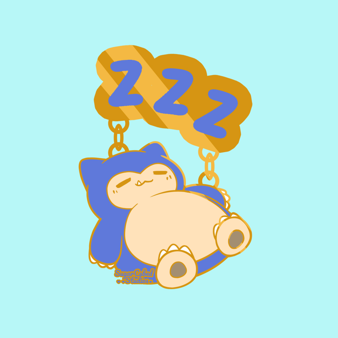 iAmSugarCubed's tweet photo. I've had so many people asking if I have a Snorlax pin, but I didn't, but now I do! He's got some big sleeps going on and I'm so excited for him to come in.

Stay tuned!

#Pokemon #pokemonfanart https://t.co/Hjbx85SVxq