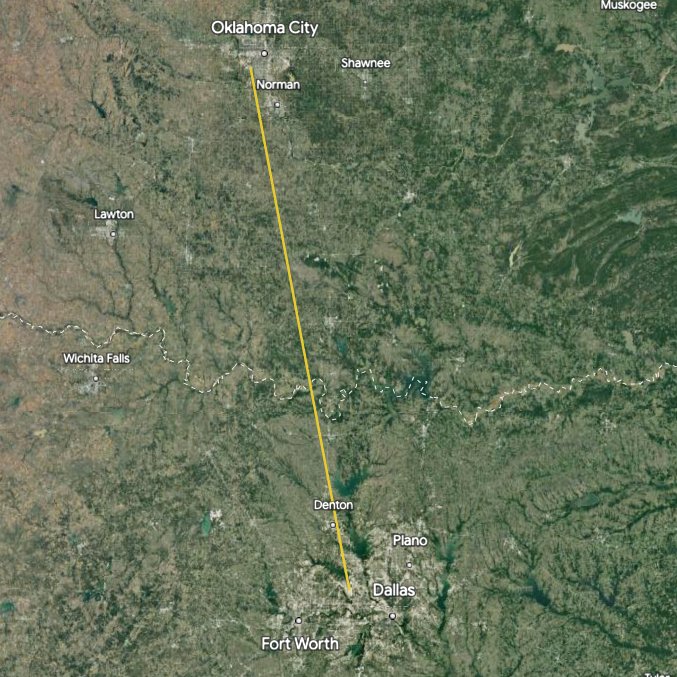 the_transit_guy's tweet image. Oklahoma City and Dallas have the same distance and combined metro populations as Madrid and Zarazoga, where the former sees a daily train that takes 4 hours a day and the latter sees 19 each day that takes 1 hour and 21 mins. We don't need perfection, we need better.