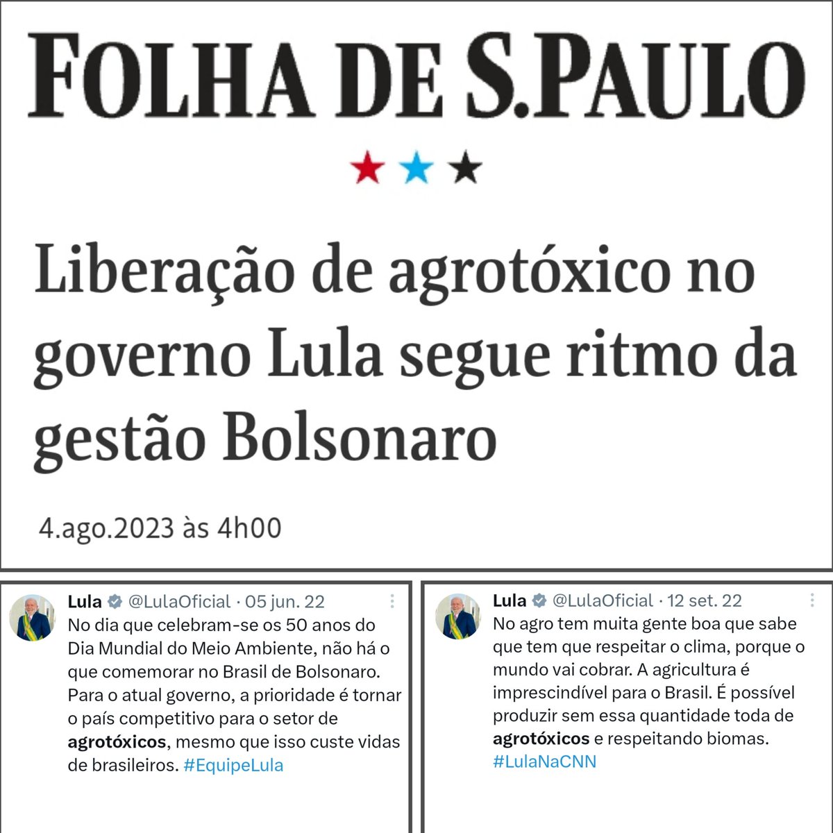 rogeriosmarinho's tweet photo. Mais um caso de hipocrisia deste governo! Ou seria "amnésia relativa"? #PadrãoPT https://t.co/KJf8THA4Pd