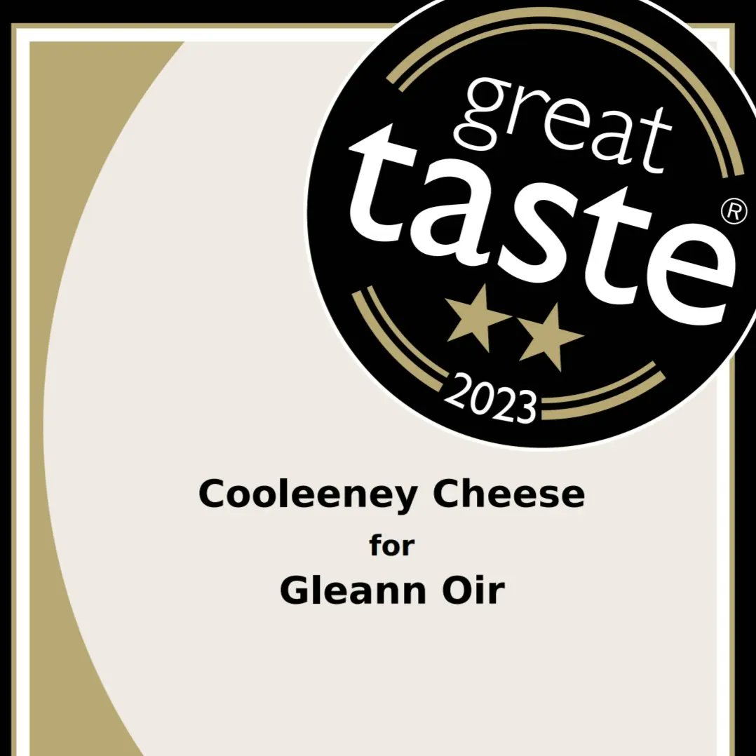 Thrilled to win 2 gold stars at the <a href="/guildoffinefood/">Guild of Fine Food</a> Great Taste Awards 2023! 🌟🌟

Our Gleann Óir goat cheese is a semi- hard mature cheese made using milk from two Tipperary goat farmers. 
#irishfamhousecheese #awardwinningcheese #greattasteawards  #goatcheese 

<a href="/tippfood/">Tipperary Food Producers</a>