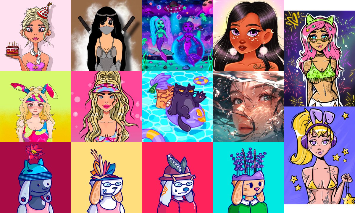 It has been a while since I've shared my wins, purchases, gifts and airdrops! Love them all! 😍

<a href="/PolyRoseNFT/">PolyRose</a> 
<a href="/msangexo_/">❥ 𝗺𝘀. 𝗮𝗻𝗴𝗲 𝘅𝗼</a> 
<a href="/wearelivingNFT/">WEARELIVINGART | NFT.NYC24 🔥</a> and <a href="/MermaidPowerNFT/">MermaidPower</a> 
<a href="/_GlamGirls_/">Glam Girls V2</a> 
<a href="/BunnyBilla_/">Bunny×Billa🥀</a> 
<a href="/thegleamsquad/">Ketut - Gleam 💙</a> 
<a href="/RockyandOscar/">Rocky and Oscar</a> 
<a href="/TheElementsGW/">The Elements Gone Wild</a> 
<a href="/DaturiansNFT/">Daturians NFT🌱</a> (@CampR559 💜)
<a href="/MetaVixensNFT/">MetaVixens 💎💜</a>