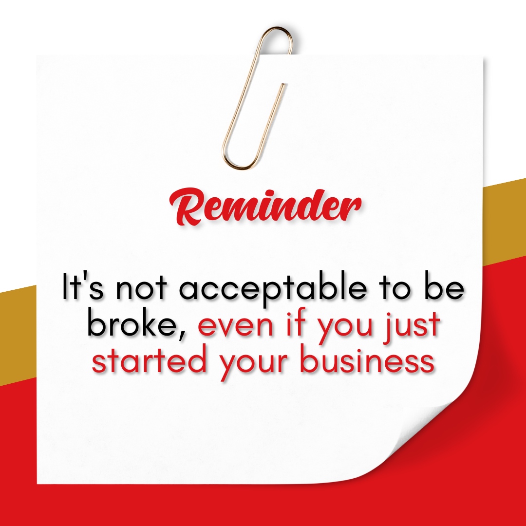 Many people think that it's acceptable to be broke if you just started a business. It's not acceptable! There's information out there that's gonna show you how to be highly profitable in your first 30, 60, to 90 days in business. ➡️ govconchallenge.com