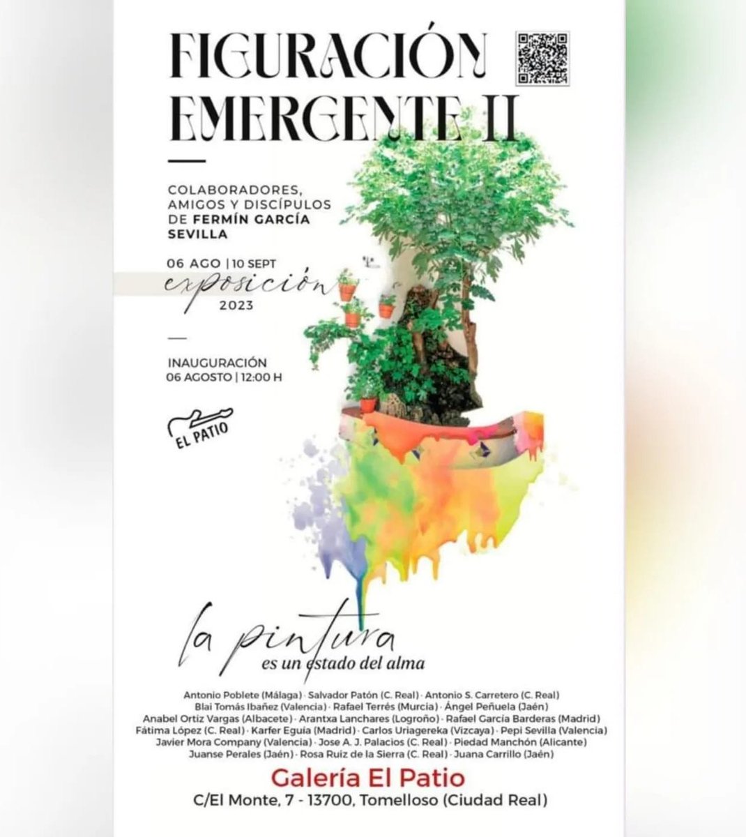 Inauguración expo #figuracionemergente 6 de agosto 12:00 h. I #Tomelloso