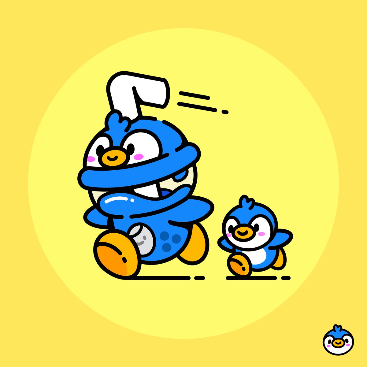 Boba Run 🐧💙🧋