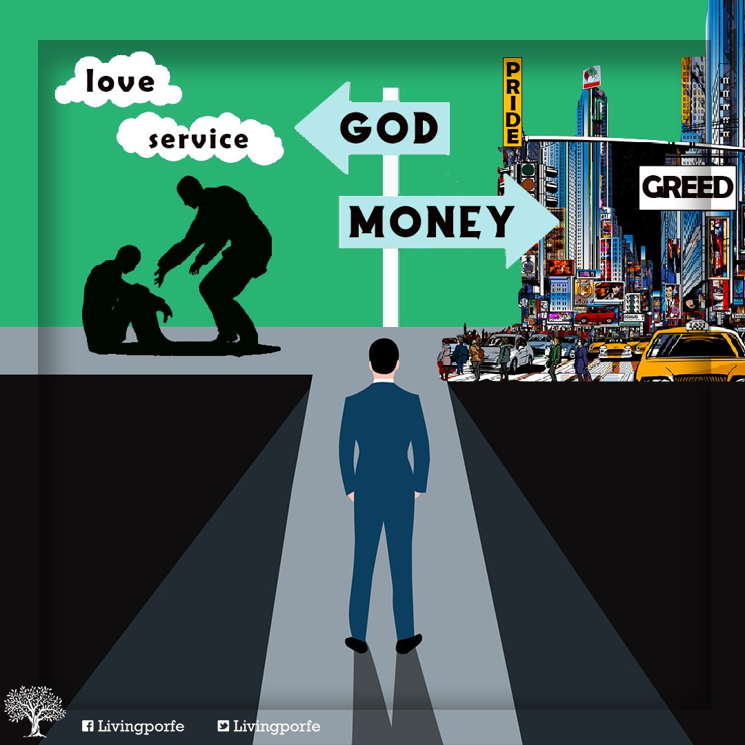 God or money? It's arguably the simplest yet most significant choice we will ever make. And one that will unlock entire worlds for us spiritually, depending upon which we choose.

Which will you choose?!! #choosegod #godovermoney