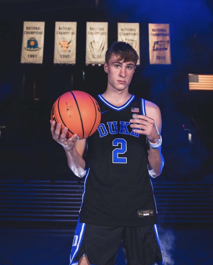 BlueDevils's tweet photo. Cooper Flagg on his visit to Duke! https://t.co/N7eYfqfXOh