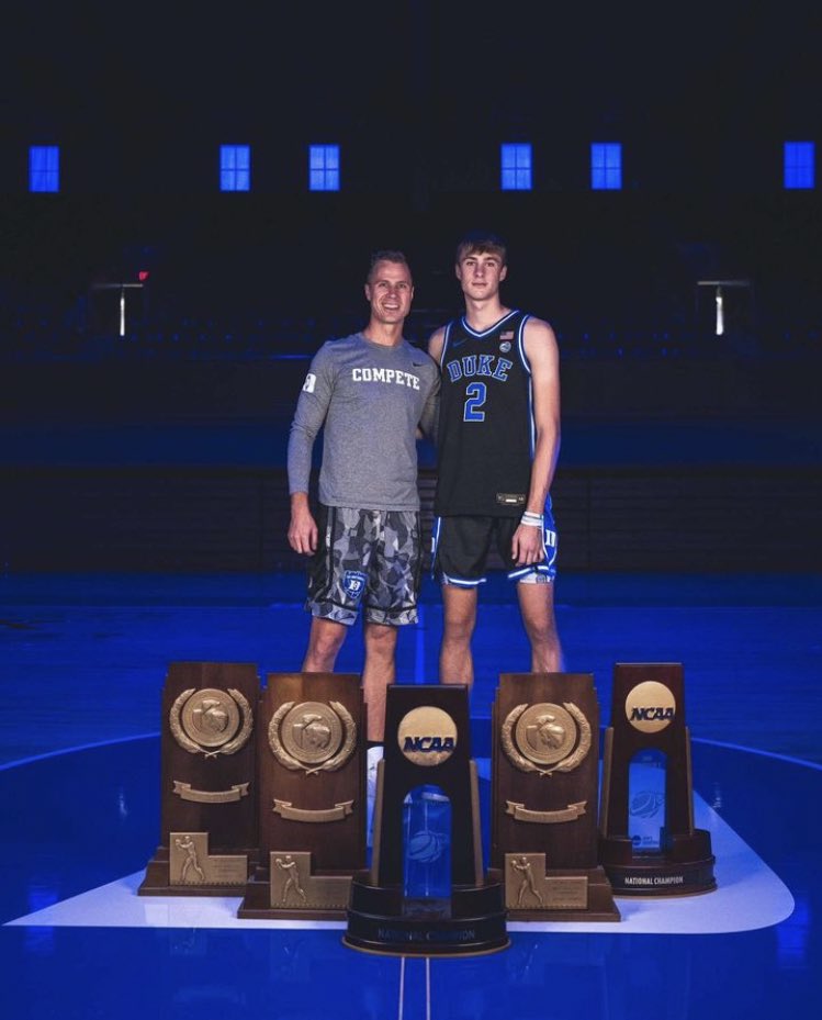 BlueDevils's tweet photo. Cooper Flagg on his visit to Duke! https://t.co/N7eYfqfXOh