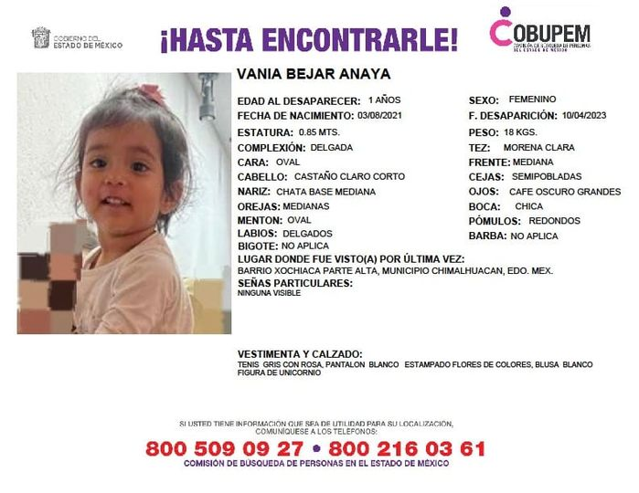 COBUPEM's tweet photo. Solicitamos de tu apoyo en difusión para dar pronta localización a Vania Bejar Anaya, comunícate a los teléfonos de COBUPEM 800 216 0361, 800 509 0927. #TodosEnLaBúsqueda https://t.co/myKKopNTcN