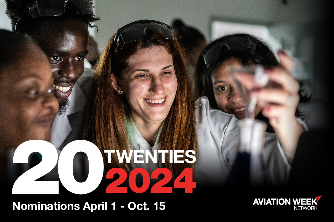 Give your students a competitive advantage to propel their careers. 

How? 

Nominate them for the 20 Twenties class of 2024 today: aviation.informaexhibitions.com/20-20/

In partnership with <a href="/AviationWeek/">Aviation Week</a>.

#careergrowth #20Twenties