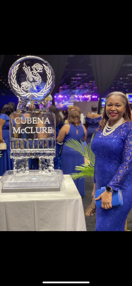 SGRho's tweet image. This week’s #FashionistaFriday is Soror 
Veronica Franklin.
 
@bklyn_rhoyalty_msdesign is a part of the Eta Sigma Sigma Alumnae Chapter in Greenville, South Carolina.
 
Thank you Soror for representing us always 💙💛🐩
 
#SigmaGammaRho #Greater #FashionistaFriday