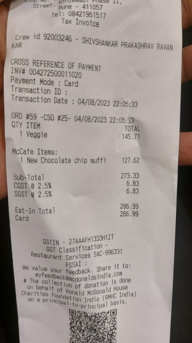 Fast food has the least GST rate of just 2.5%
While most of the essential items are in much higher bracket