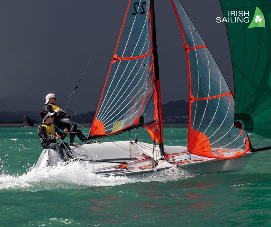 🇮🇪MEDAL ALERT🇮🇪 We have NEW 29er World Champions in our midst! Clementine and Nathan Van Steeneberge (NYC) part of Irish Sailing’s 29er Development Squad were today crowned World Champs over in Weymouth ⛵️ #teamIRL #sailing #goldmedal