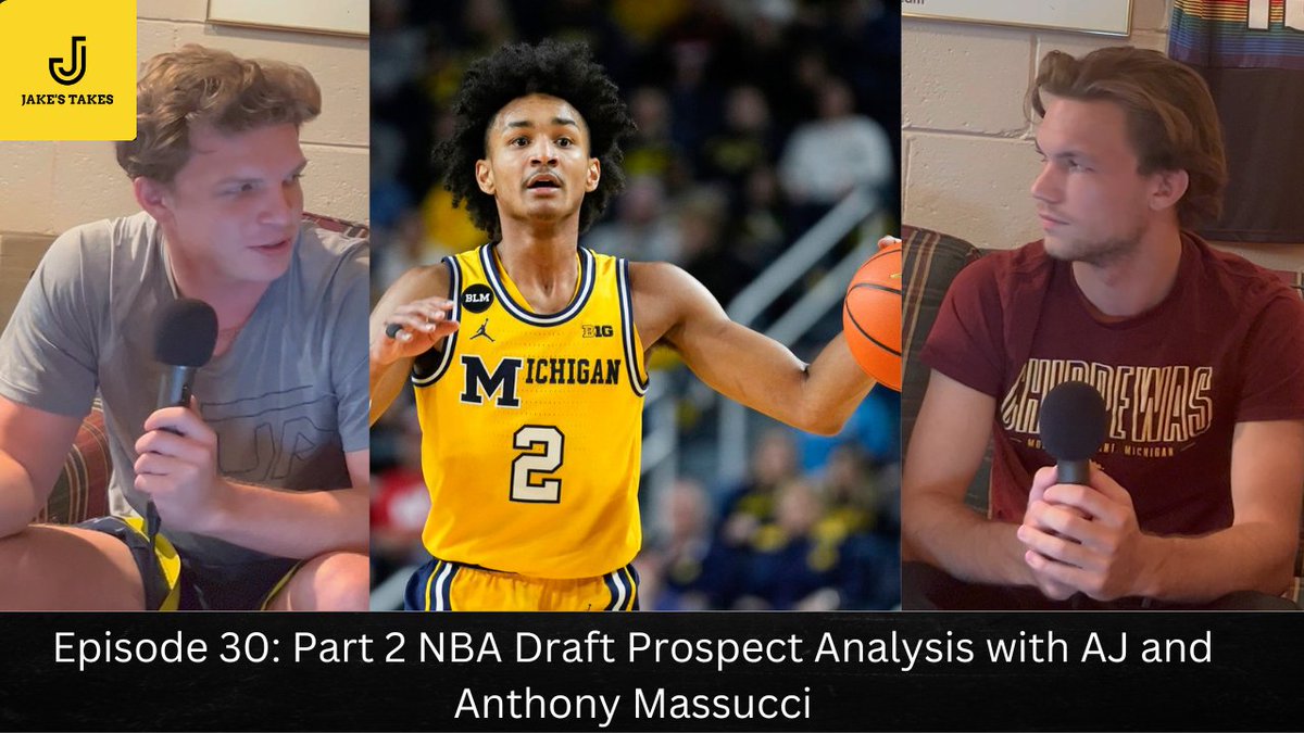 Episode 30 is now available on all platforms. In this two-part podcast Jake is joined by his brothers <a href="/AjMassucci/">Aj Massucci</a> and Anthony Massucci to talk about the NBA Draft and where they think the prospects for the draft are going to land during their career. Part 1 + 2 are now available