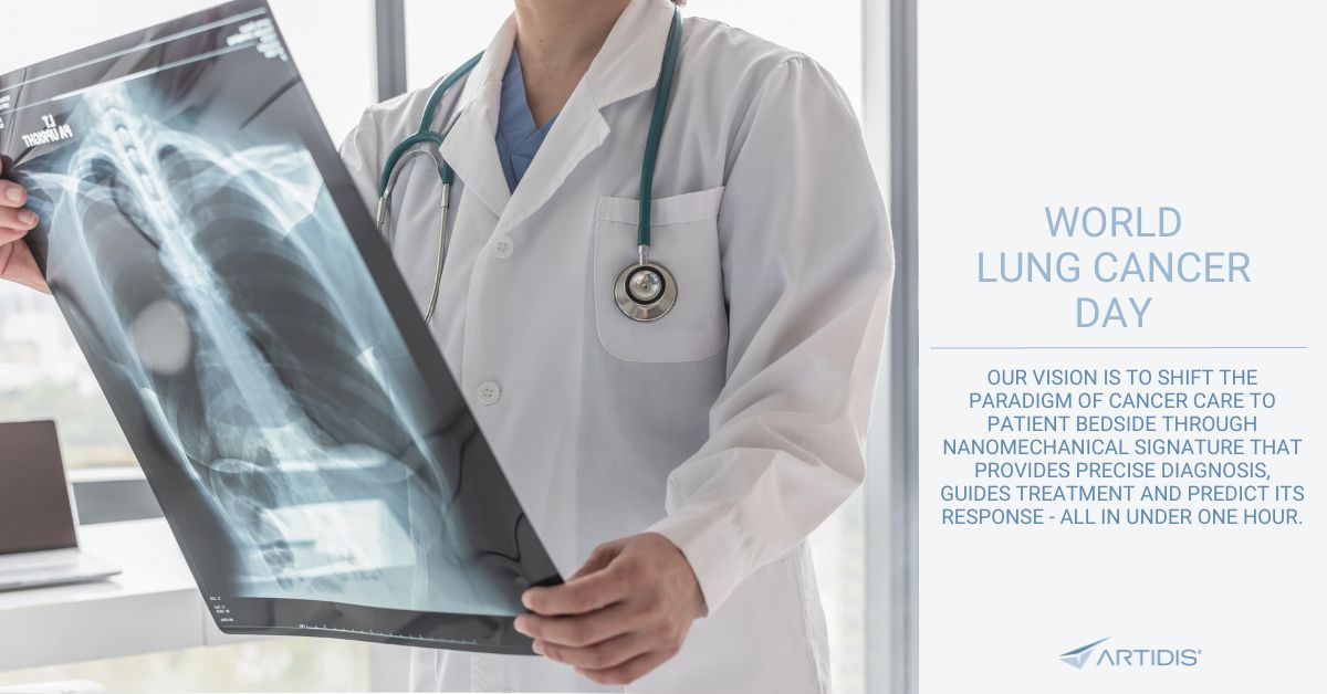🫁 This week we celebrated  #WorldLungCancerDay!   As a company dedicated to revolutionizing cancer diagnosis, we are committed to making a difference in the lives of lung cancer patients  by spreading knowledge about risk factors, encouraging screenings &amp; right-sizing treatment