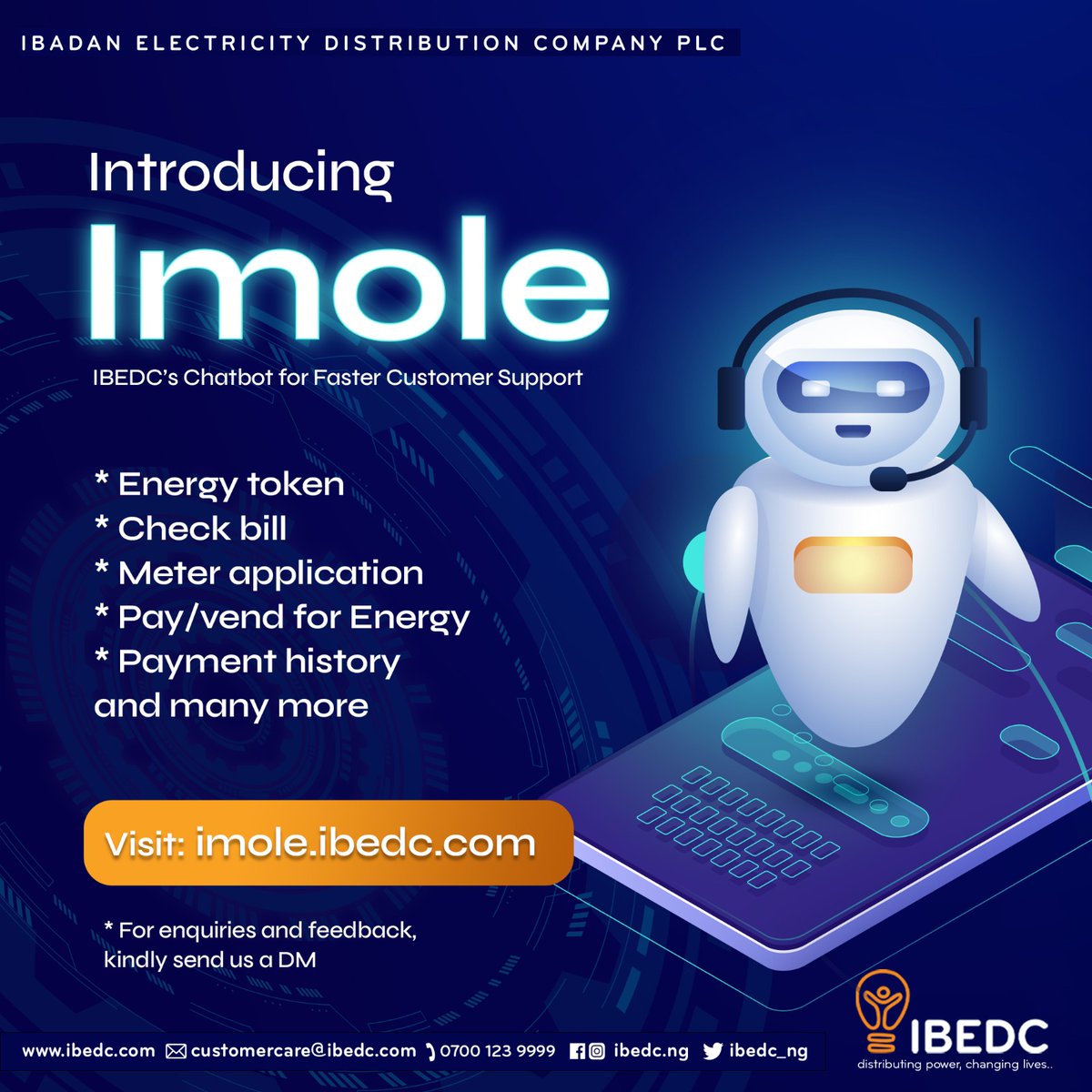 IBEDC_NG's tweet photo. Do you know you can also generate the KCT from https://t.co/8x9g6CE9pl.
- Click Meter Upgrade Issues
- Click Generate KCT
- Input Meter No
- and Get your KCT
#ibedc #metering #meterupgrade #KCT #upgradeyourmeter #distributingpower #changinglives https://t.co/ucZgY2KfhP