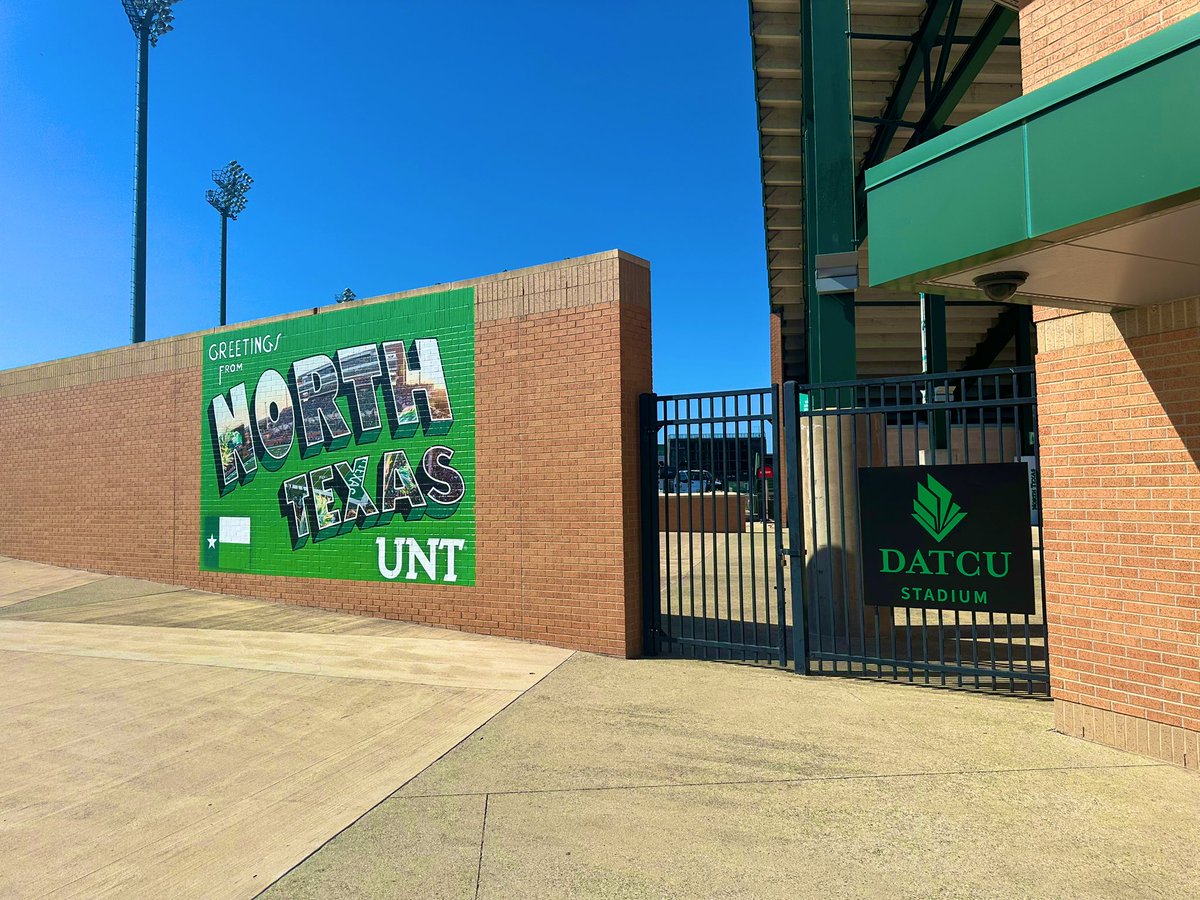 ConnorSmith_UNT's tweet photo. 📍 DATCU Stadium
Another stadium walk this morning as we prepare for the 2023 @MeanGreenFB season and year 1️⃣ in the @American_Conf
An exciting and action packed August as we plan for the home opener against Cal on Sept. 2!
#TakeFlightUNT x #PackDATCU https://t.co/aQlvDFDjrP