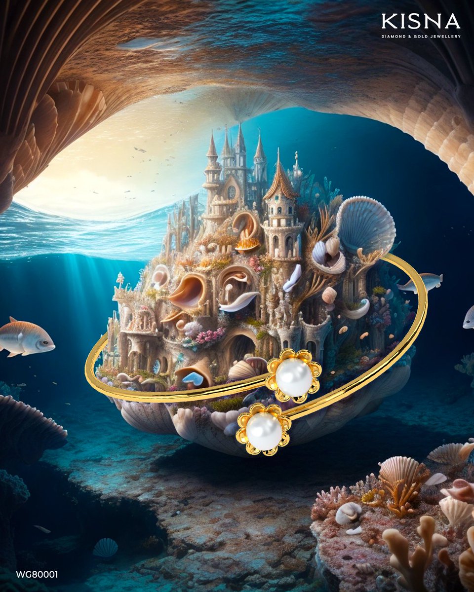 kisnaindia's tweet photo. Unearth and embrace the treasures of the deep waters with our stunning pearl bangle. 🪸✨#TeriRoshniHunMain
Explore the collection at https://t.co/YTlfBqhTUo
#Kisna #KisnaDiamondJewellery #KisnaDiamondandGoldJewellery #GoldBangle #DiamondBangle #PearlBangle https://t.co/AgPUOF1DKy