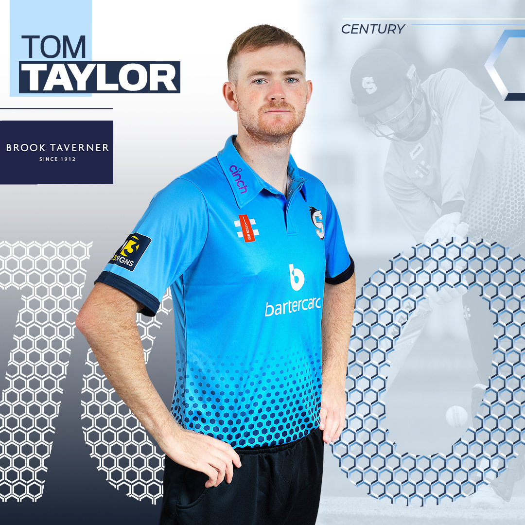 NorthantsCCC's tweet photo. 𝐓𝐨𝐦 𝐓𝐚𝐲𝐥𝐨𝐫! 💯

This is a special knock so far, his maiden List A century! 💪

He goes to 100 in just 80 balls with 15 fours and 2 sixes. 👏 https://t.co/pLhFj9MbxA