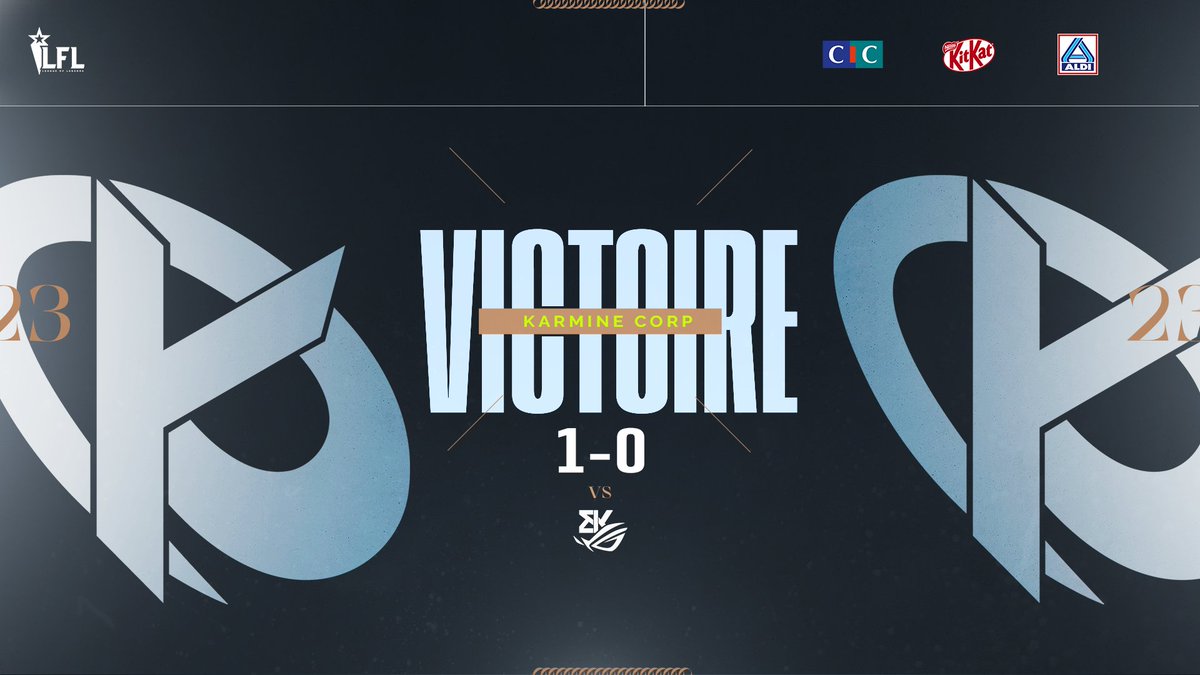 OTP_LoL's tweet photo. C'est la @KarmineCorp qui ouvre le score ! #LFL https://t.co/bDC1A6wWrJ