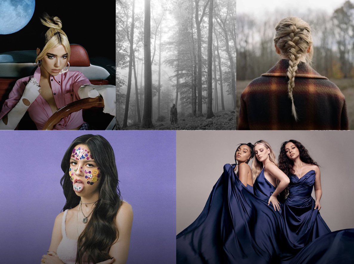 lm_stats's tweet photo. Only albums by female acts to chart for 90 weeks on the UK Albums chart this decade: 

Future Nostalgia
folklore
evermore
SOUR
Between Us, @LittleMix https://t.co/uH7zgnwc15