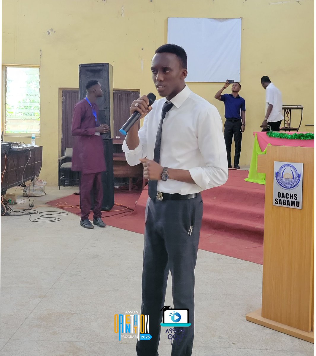 oou_asson7's tweet photo. The ASSON President,  Peter T. Moseri🔥🔥

#assonoou https://t.co/r4sgu2CqWj