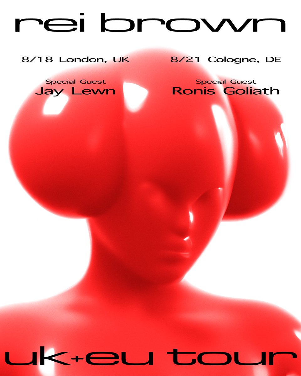 Announcing London and Cologne special guests :) reibrown.com/tour.html