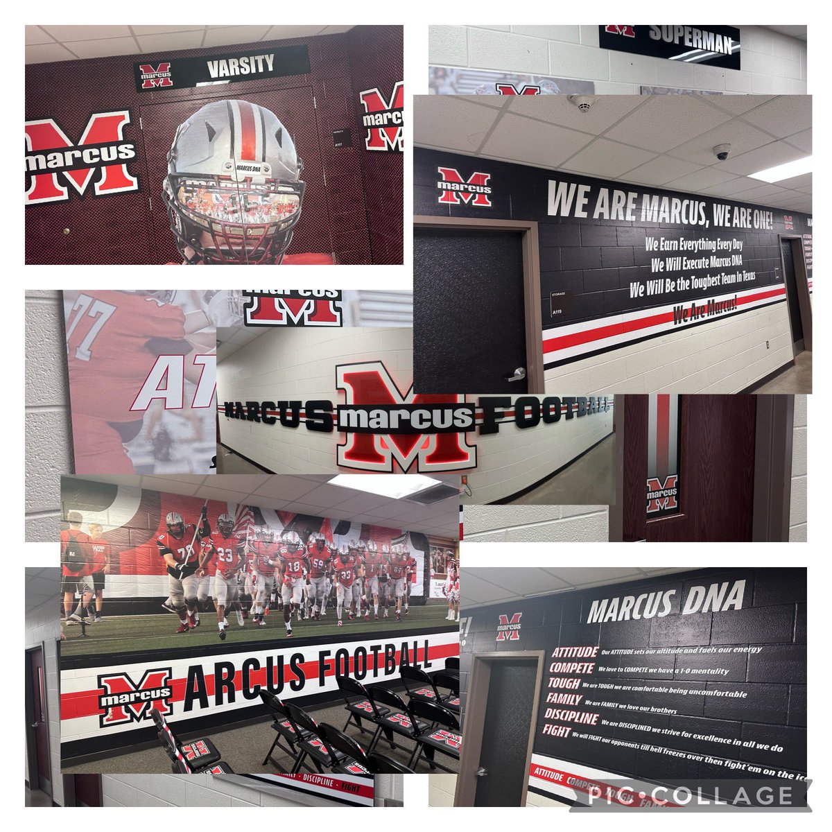 Field House Graphics updated. Our guys had a great summer and are ready to kick off the season for Team38! #MarcusDNA