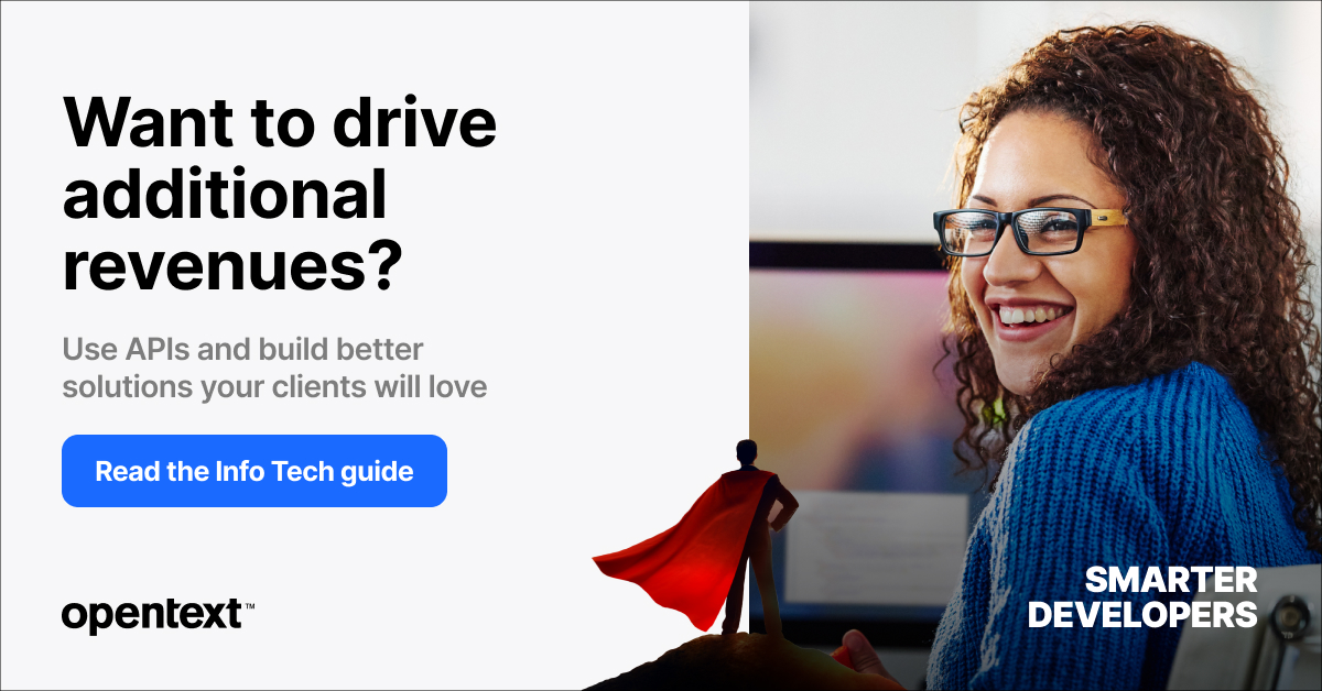Learn how to build better products that meet customer needs and can be leveraged multiple times for repeatable revenue streams. opentext.com/solutions/buil…