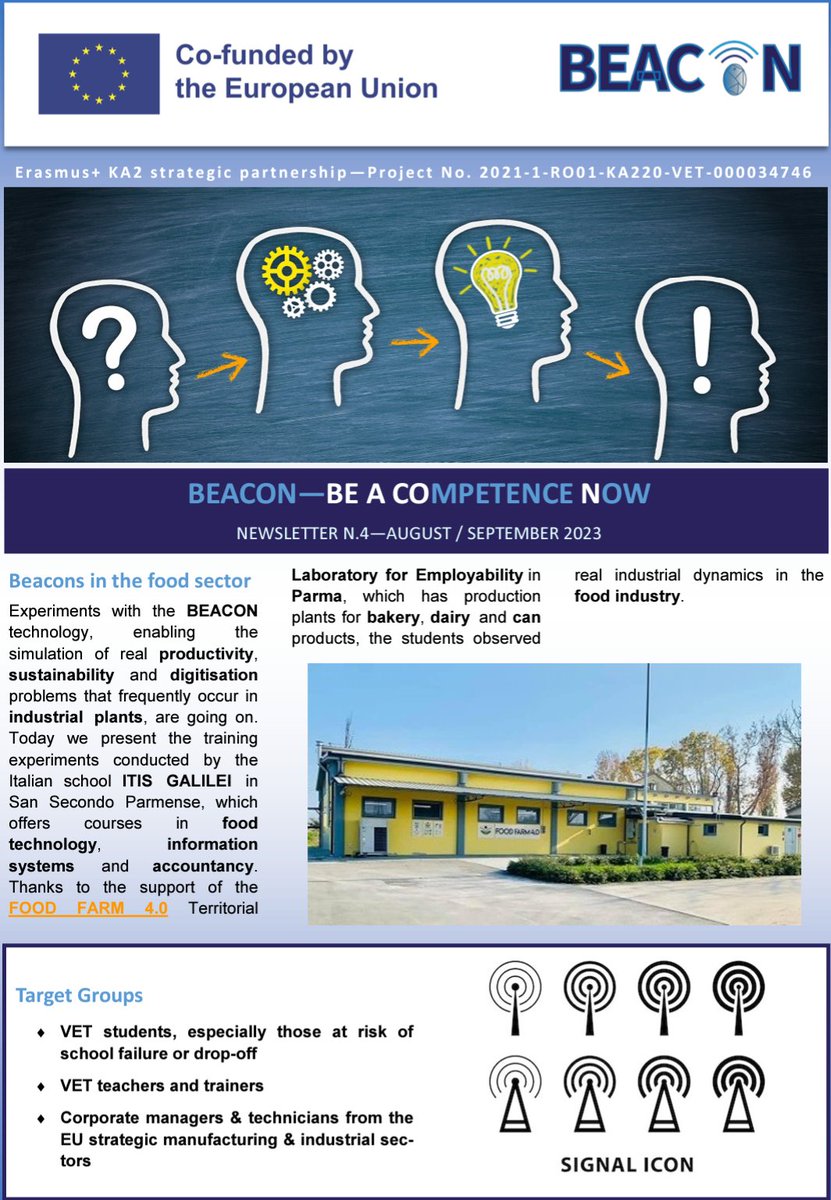 LudorEngng's tweet photo. The 4th Newsletter of the Erasmus+ project ”BEACON-Be A COmpetence Now. Beacons for Incidental Learning” is available on https://t.co/L68vn8mXDV

#BEACONproject #Erasmus+ #BEACON #ludorprojects https://t.co/LvDKCJhdyL