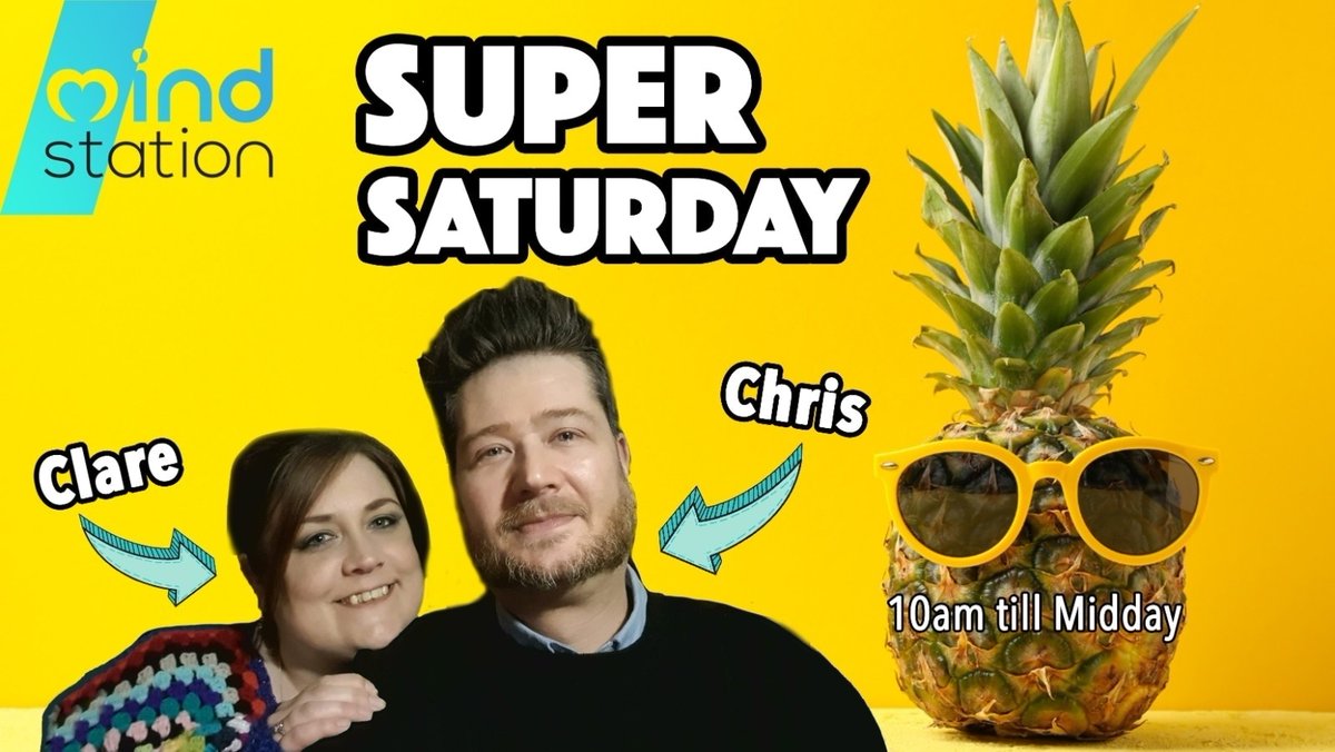 chrismonradio's tweet image. We can't wait for you to join us again for #SuperSaturday on @TheMindStation from 1️⃣0️⃣am in the morning! 😁 We talk 'cobs', snakes 🐍🤣, slow cookers &amp;amp; of course Clare has another 'choon' for you to guess in 'What's on Clare's Needles?' 🧶 Listen here ➡️ bit.ly/3LvZsxB
