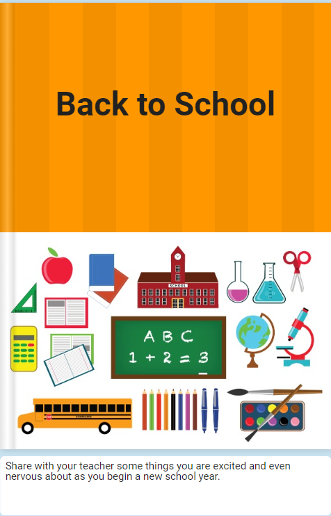 WriteReaderApp's tweet photo. Ts can share 'Back to School' books ahead of the start of the new school year - give Ss a chance to share their expectations, fears, and things they are excited about! ✨🙌
https://t.co/FCIlk03qAE https://t.co/ElZn8GhaKk