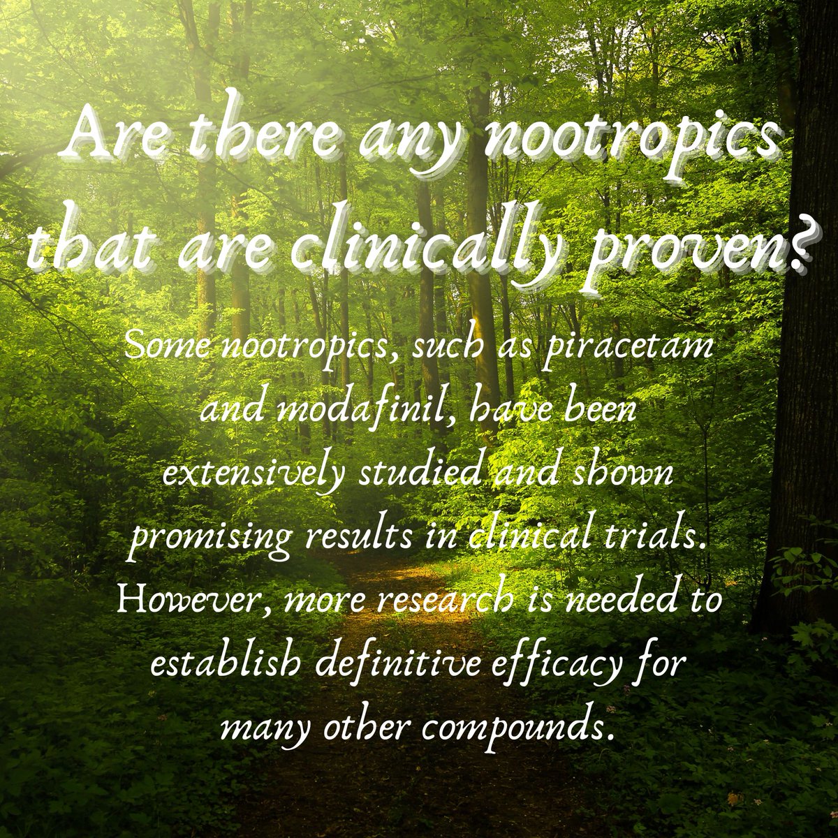 Are you having trouble focusing? Worry not, because nootropics are here to help! Clinically proven and 100% natural, nootropics can give your brain the boost it needs! smarterthansmart.ai/checkout
#Nootropics #CognitivePerformance #CognitiveRevolution #CalmAlertness