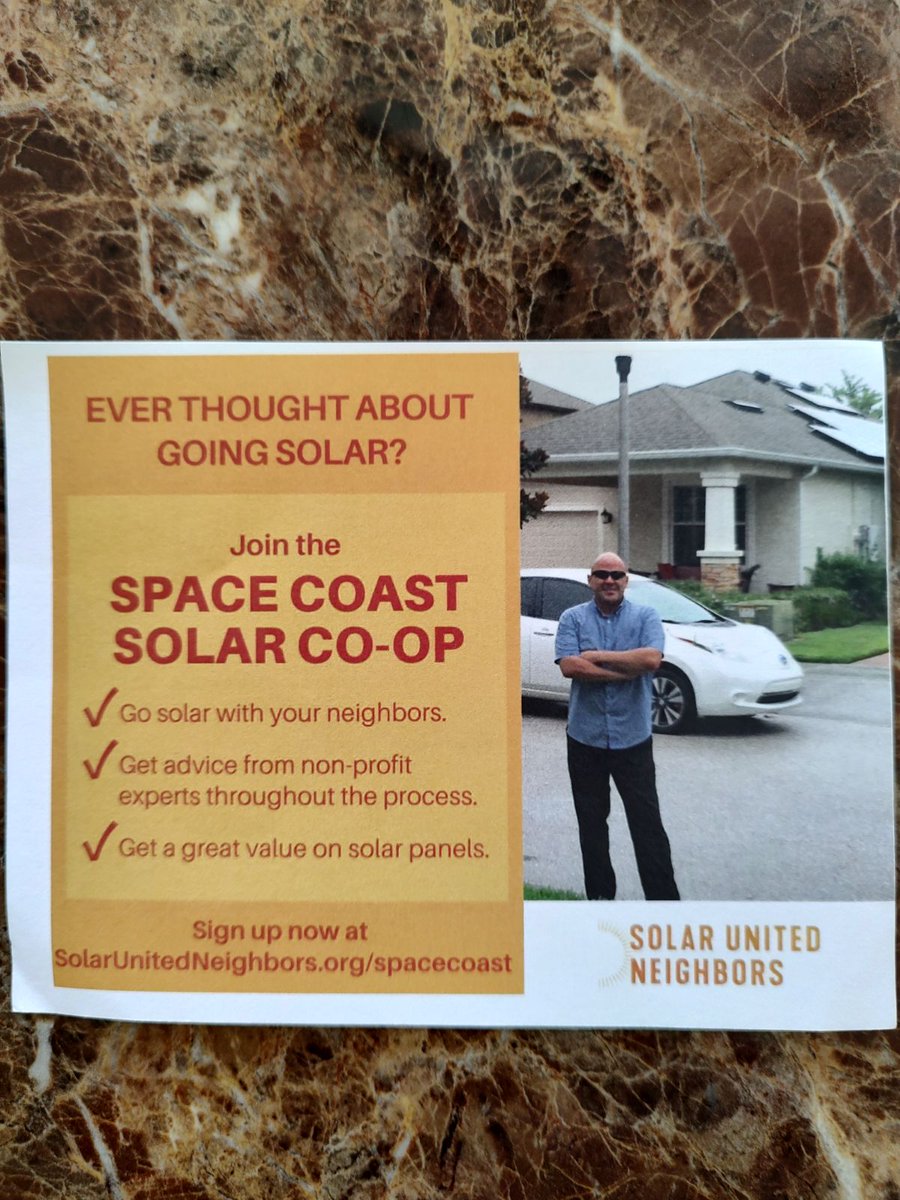 LWVofSpaceCoast's tweet photo. 4th Space Coast Solar Co-op just launched at the Cape Canaveral Community Center. 
Sign up now at https://t.co/1HC8A2DOtF https://t.co/aQTiZRNnKn