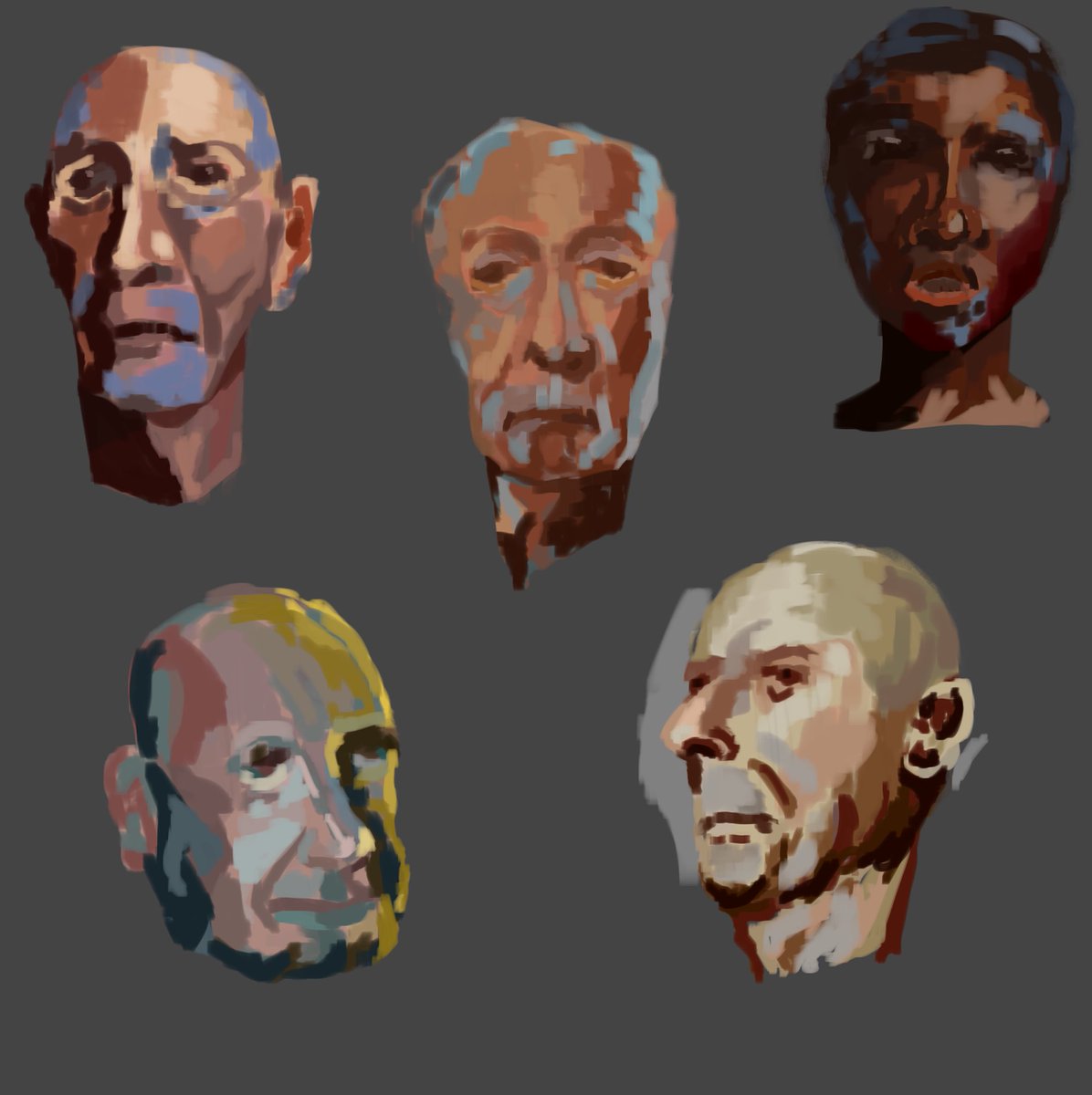 Portrait studies 

#art #portrait #digitalart #davidlynch